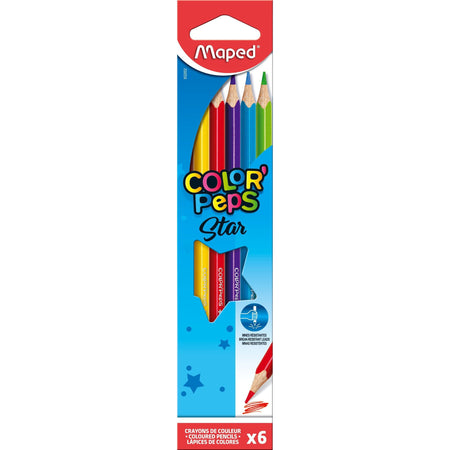 Maped - Buntstift Color'Peps Set mit 6 Farben