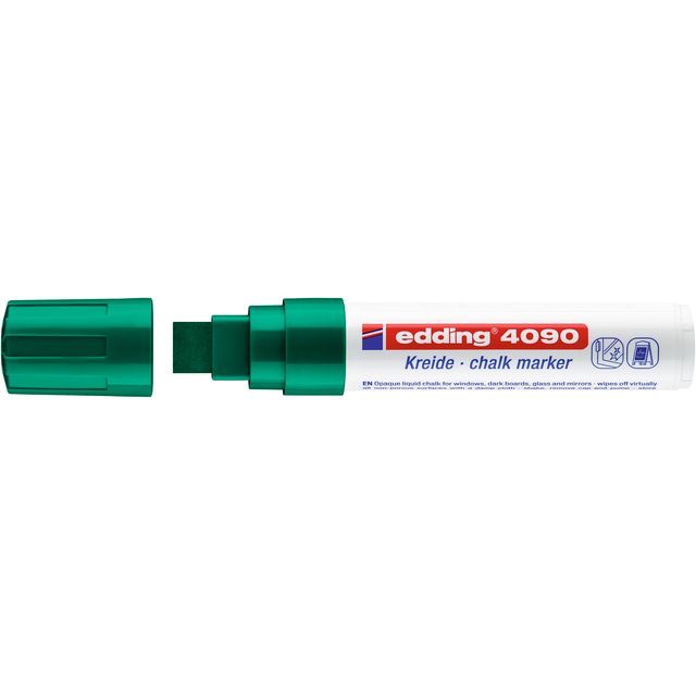 Edding -  Krijtstift  4090 window blok 4-15mm groen