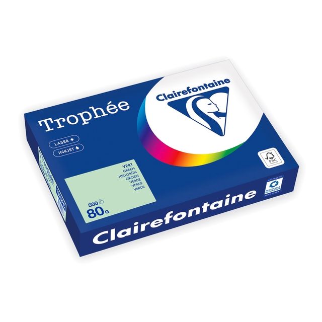 Clairefontaine - Papier à copier Trophée A4 80gr vert 500 feuilles