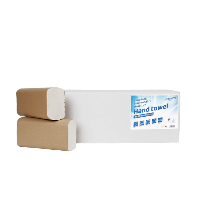 Cleaninq - Towel I-fold 2-layer 205x240mm 25x150pcs rc white