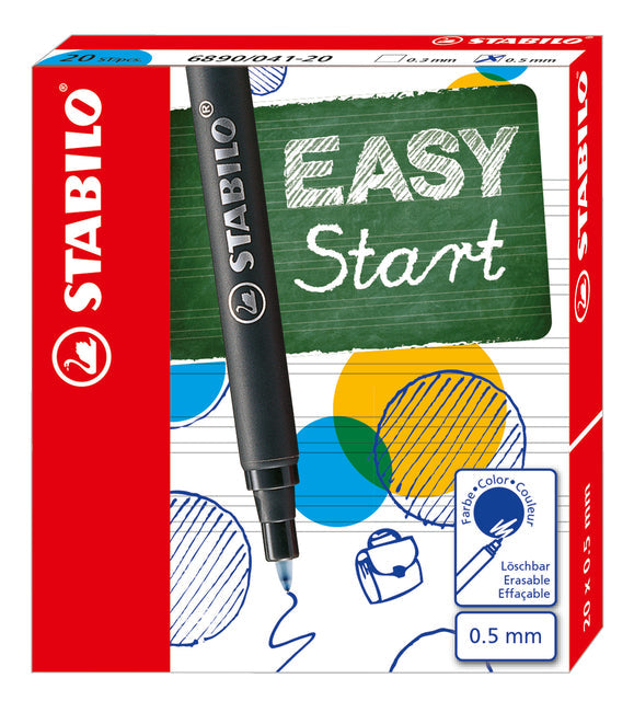 Stabilo - Rollerpenvulling easyoriginal f 20st blauw