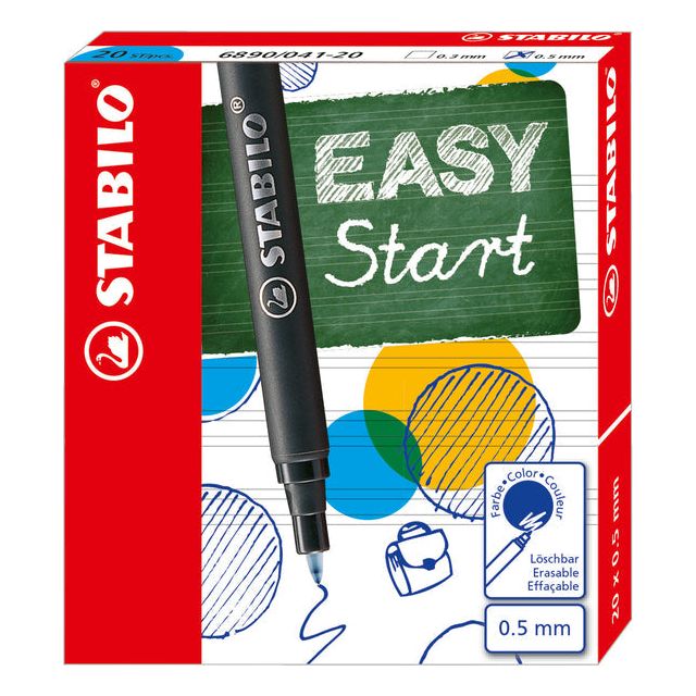 Stabilo - Rollerpen -Füllung Easyoriginal F 20st Blue