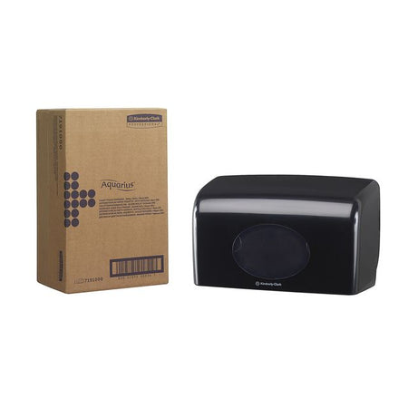 Kimberly Clark -  Toiletpapierdispenser aquarius duo zwart 7191