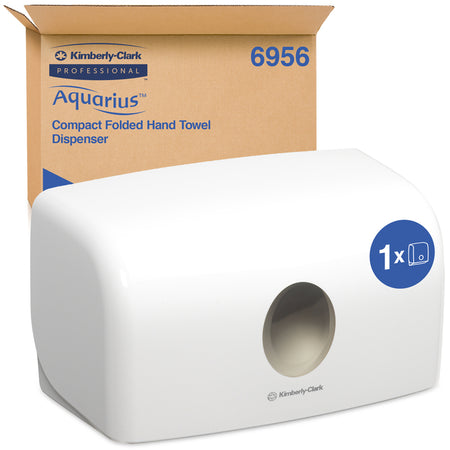 Kimberly Clark -  Handdoekdispenser aquarius mini wit 6956