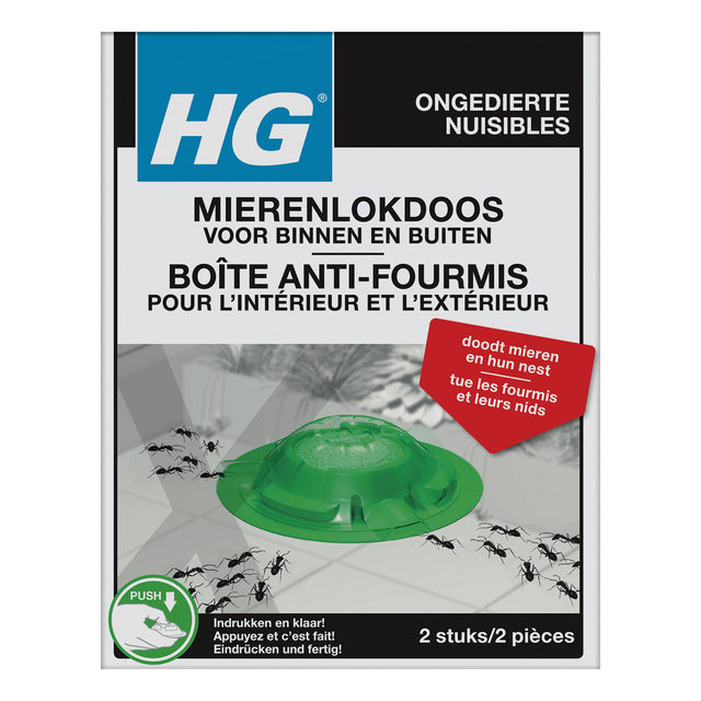 HG - Ant bait box 2 pieces NL/BE | 6 pieces