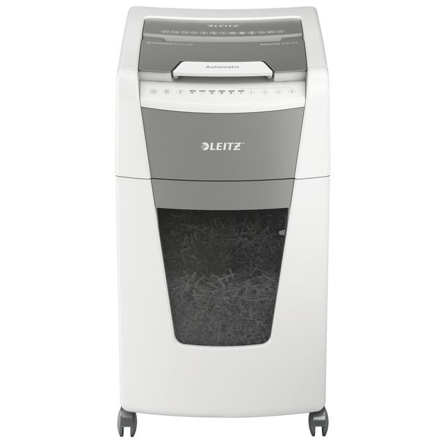 Leitz - Distruggidocumenti IQ Auto+ 300 P5 chip 2x15mm