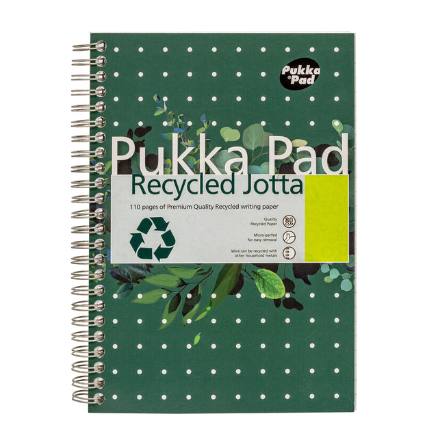 Pukka Planet -  Notitieboek jotta a5 lijn 110pag 80gr gn | 3 stuks