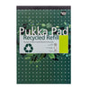 Pukka Pad - Bloc-notes Bloc-notes Ligne A4 recyclée 4 trous 100 feuilles 80gr
