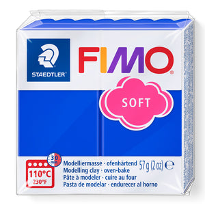 Fimo Staedtler - Modeling clay Fimo soft 57 grams brilliant blue
