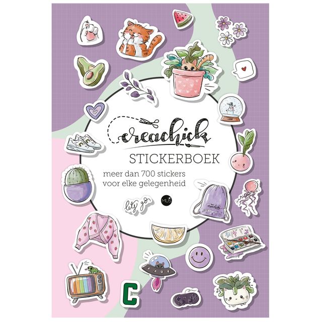 Crea Chick -  Stickerboek CreaChick A5 50 vel
