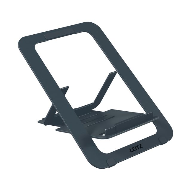 Leitz - Soporte para portátil Ergo Aluminio plano ajustable