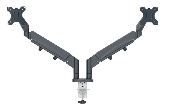 Leitz - Brazo para monitor Ergo Brazo para monitor doble que ahorra espacio