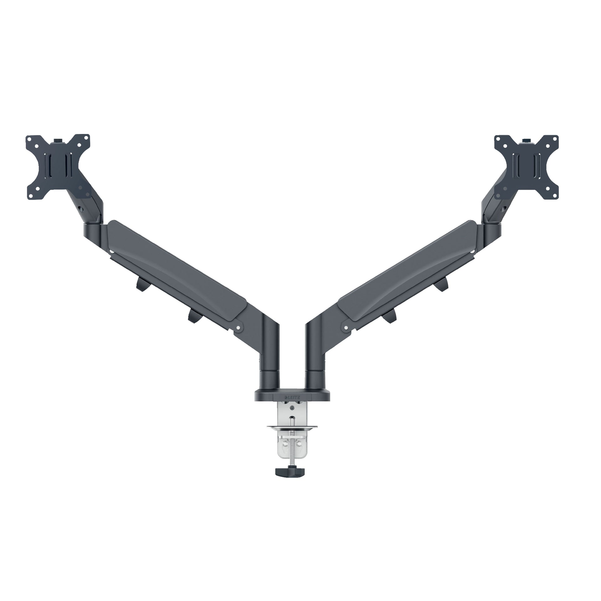 Leitz - Braccio porta monitor Braccio porta monitor doppio ergonomico salvaspazio