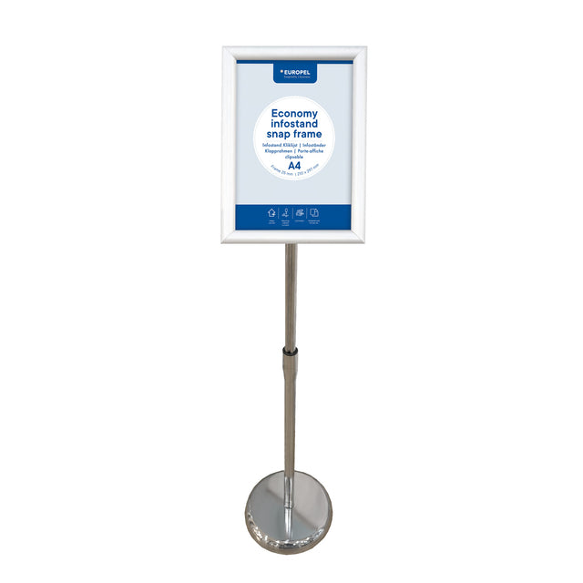 Europel -  Infostandaard  economy a4 zilver