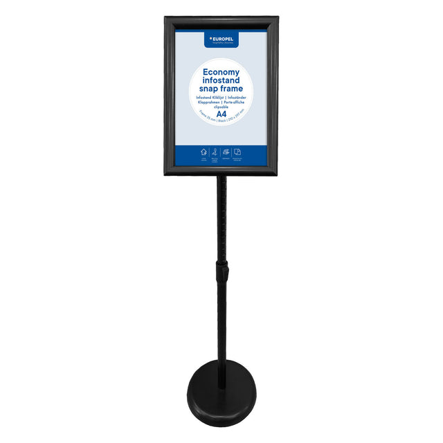 Europel -  Infostandaard  economy a4 zwart