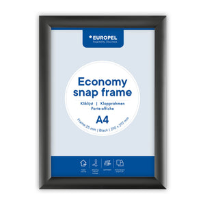 Europel -  Kliklijst  economy a4 zwart