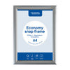 Europel - Marco a presión Peel Economy A4 plateado