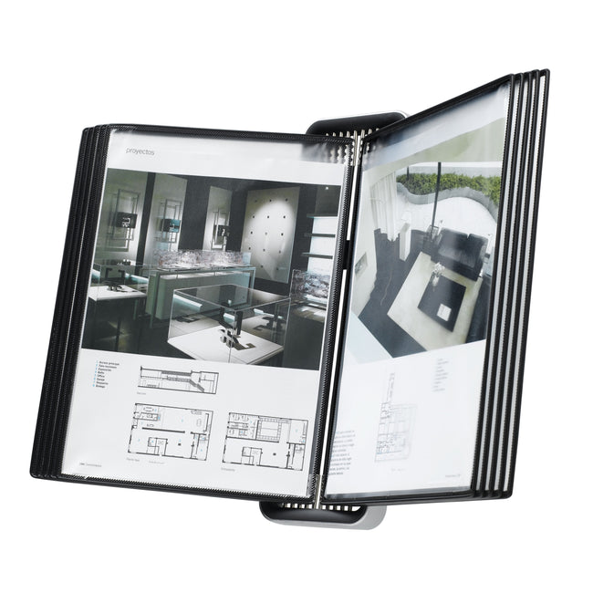 Tarifold - Viewing panel system wall veo a4 pp black