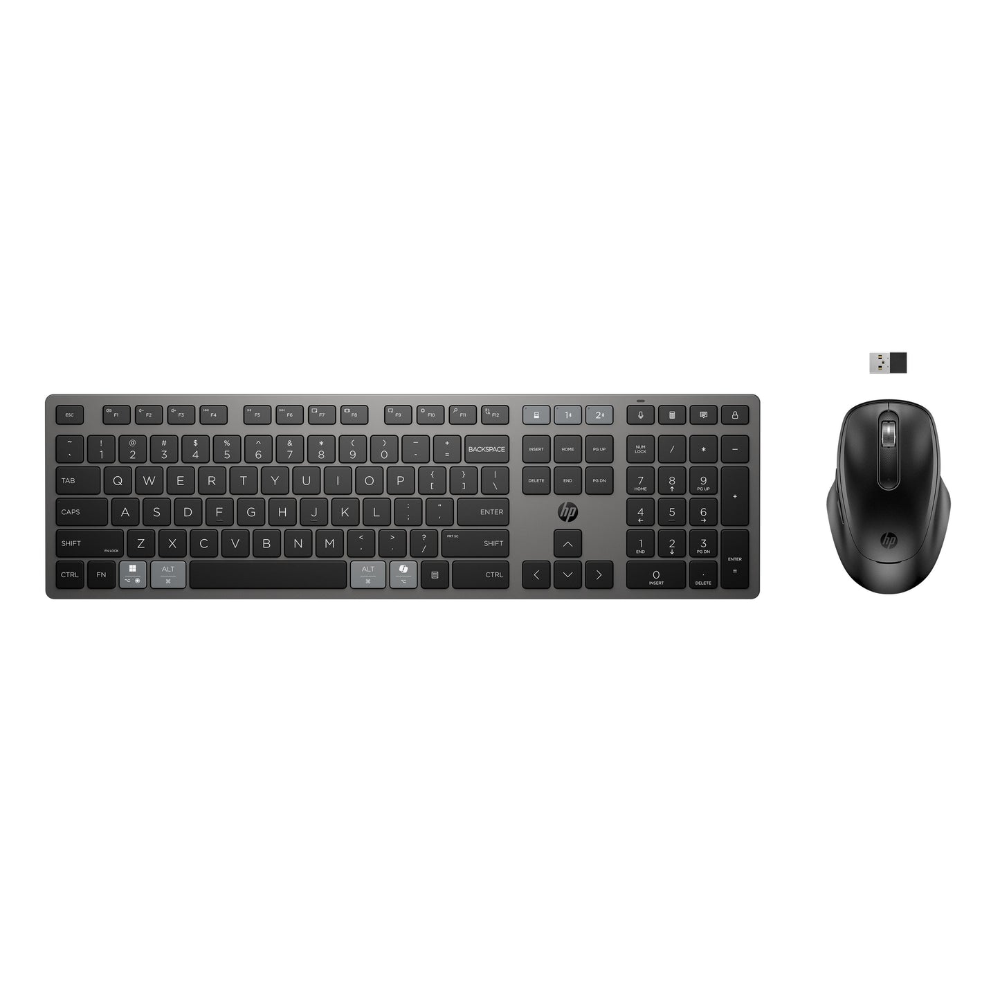 HP - Teclado + ratón 725 inalámbrico recargable