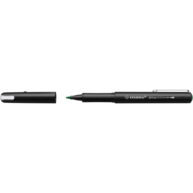 Stabilo - Fineliner dr!ver medium green | 5 pieces
