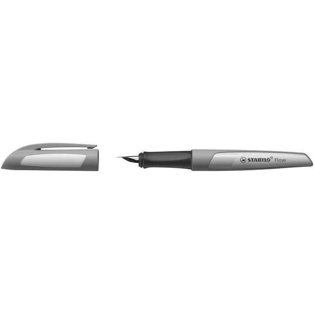 Stabilo -  Vulpen Flow medium grijs | 3 stuks