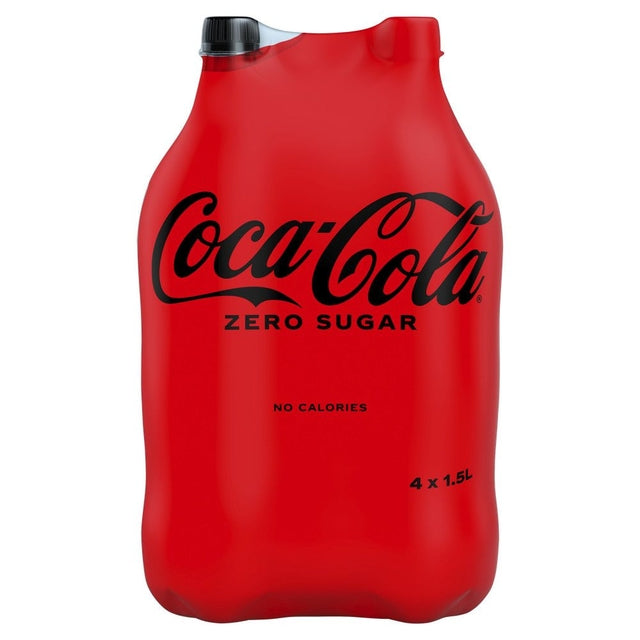 Coca-Cola -  Frisdrank coca cola zero petfles 1.5 liter | 4 stuks