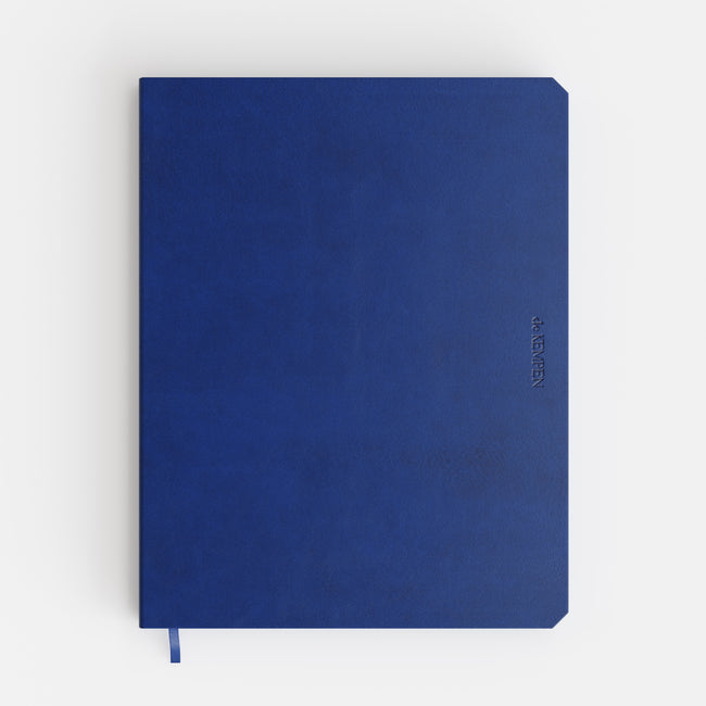 De KEMPEN - Notizbuch Blue Note 171x220mm blanko 192 Seiten 90gr blau