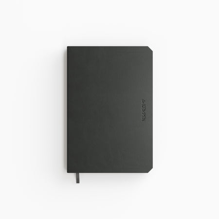 De KEMPEN - Notebook Ashblack 110x160mm vuoto 160 pagine 90gr nero
