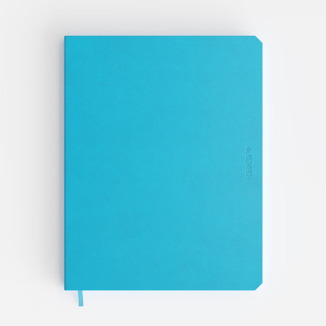 De KEMPEN - Cuaderno Limitless 171x220mm en blanco 192 páginas 90gr azul brillante