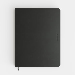 De KEMPEN - Cuaderno Ashblack 171x220mm en blanco 192 páginas 90gr negro