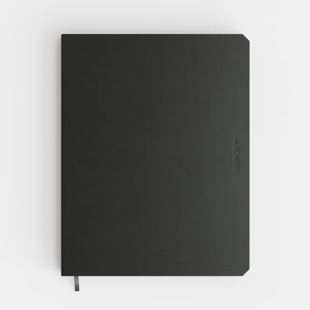 De KEMPEN - Notebook Ashblack 171x220mm vuoto 192 pagine 90gr nero
