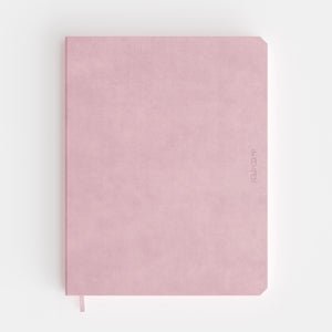 De KEMPEN -  Notbk  brut 171x220 blanco 192pag roze