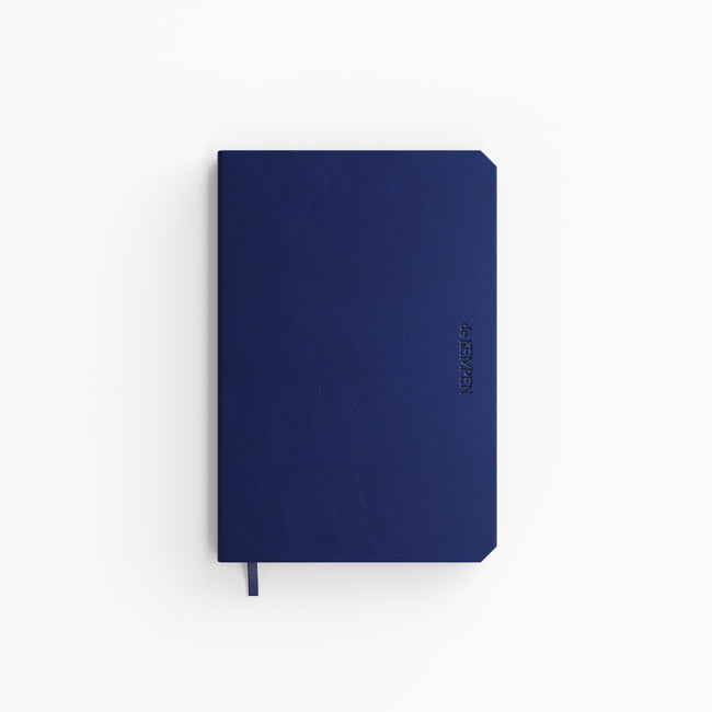 De KEMPEN - Cuaderno Silence 110x160mm en blanco 160 páginas 90gr azul oscuro