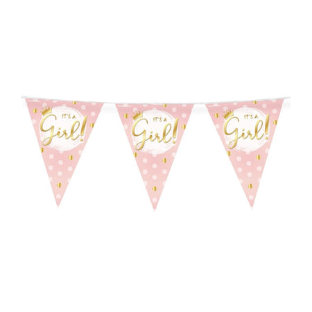Bruna office - Party Flags foil It's a girl!