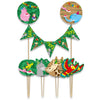 Bureau Bruna - Décoration gâteau Jungle 9 pièces