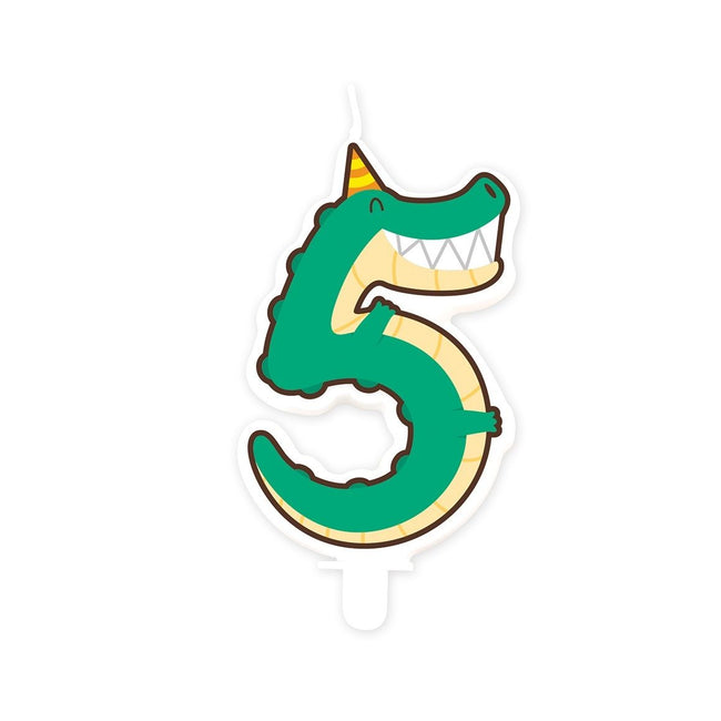 Bruna office -  Jungle candle 5 Crocodile