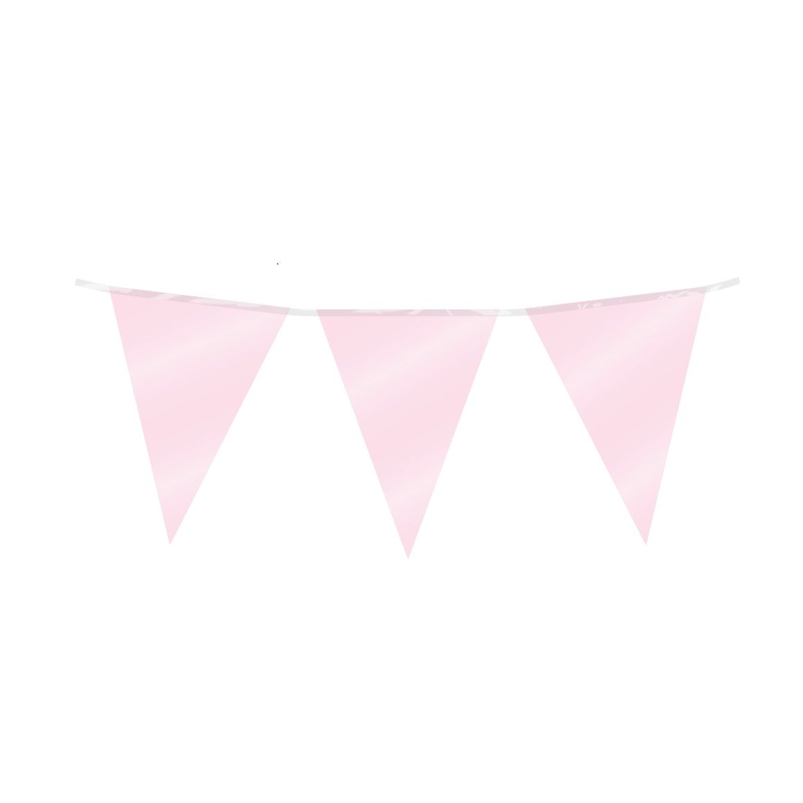Ufficio Bruna - Party Flag Foil Rosa Baby | 6 pezzi