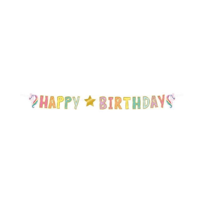 Office -  Letterslinger unicorn | 6 stuks
