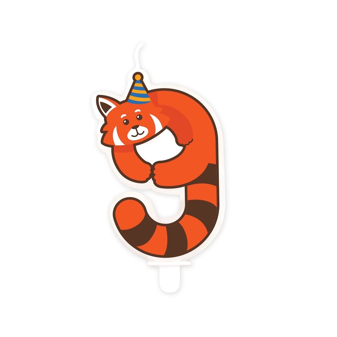 Office -  Jungle candle 9 red panda | 4 stuks