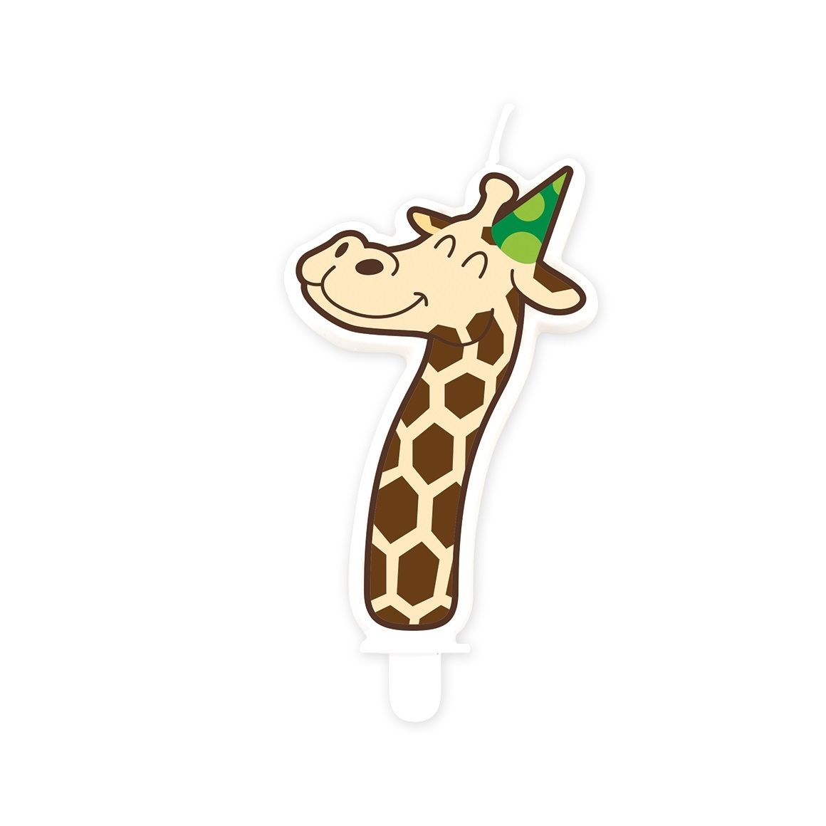 Bruna office -  Jungle candle 7 Giraffe | 4 stuks