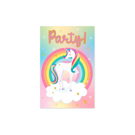 Bruna office - Invitation cards Unicorn | 6 pieces