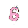 Ufficio Bruna - Candela Jungle 6 Flamingo | 4 pezzi