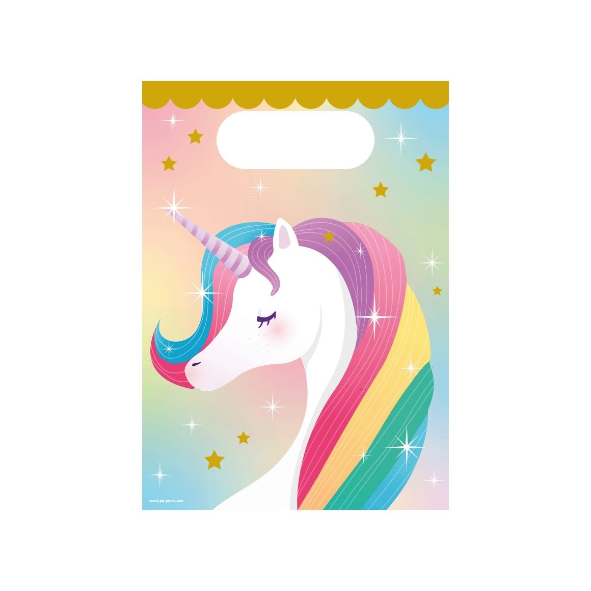 Bruna office - Buste regalo Carta unicorno 23x16,5 cm 6 pezzi