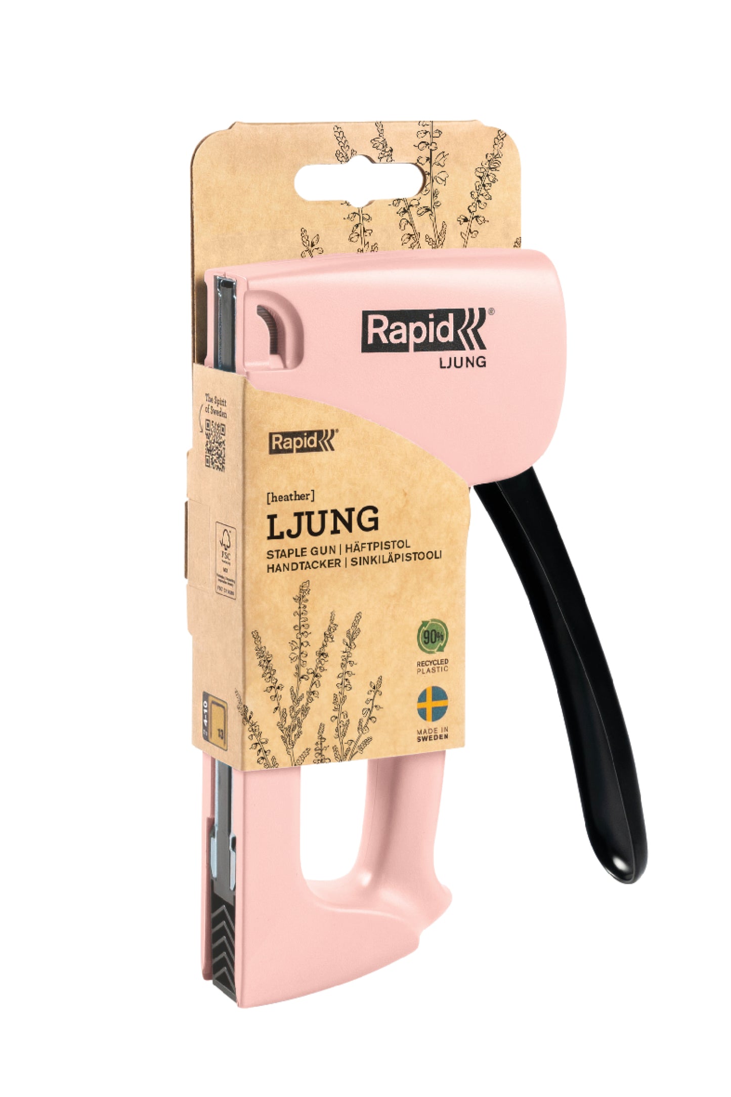Rapid - Agrafeuse r13 ljung 13/4-10 rose | 3 pièces