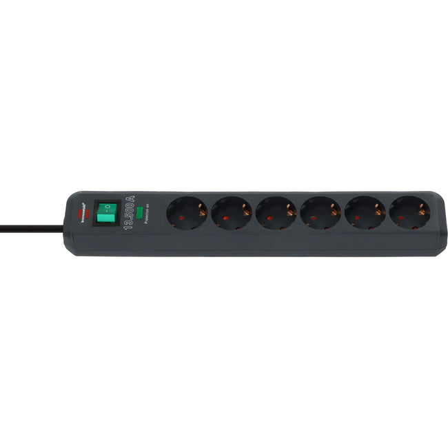 Brennerstuhl - Power strip OSB 6vd 1.5m black