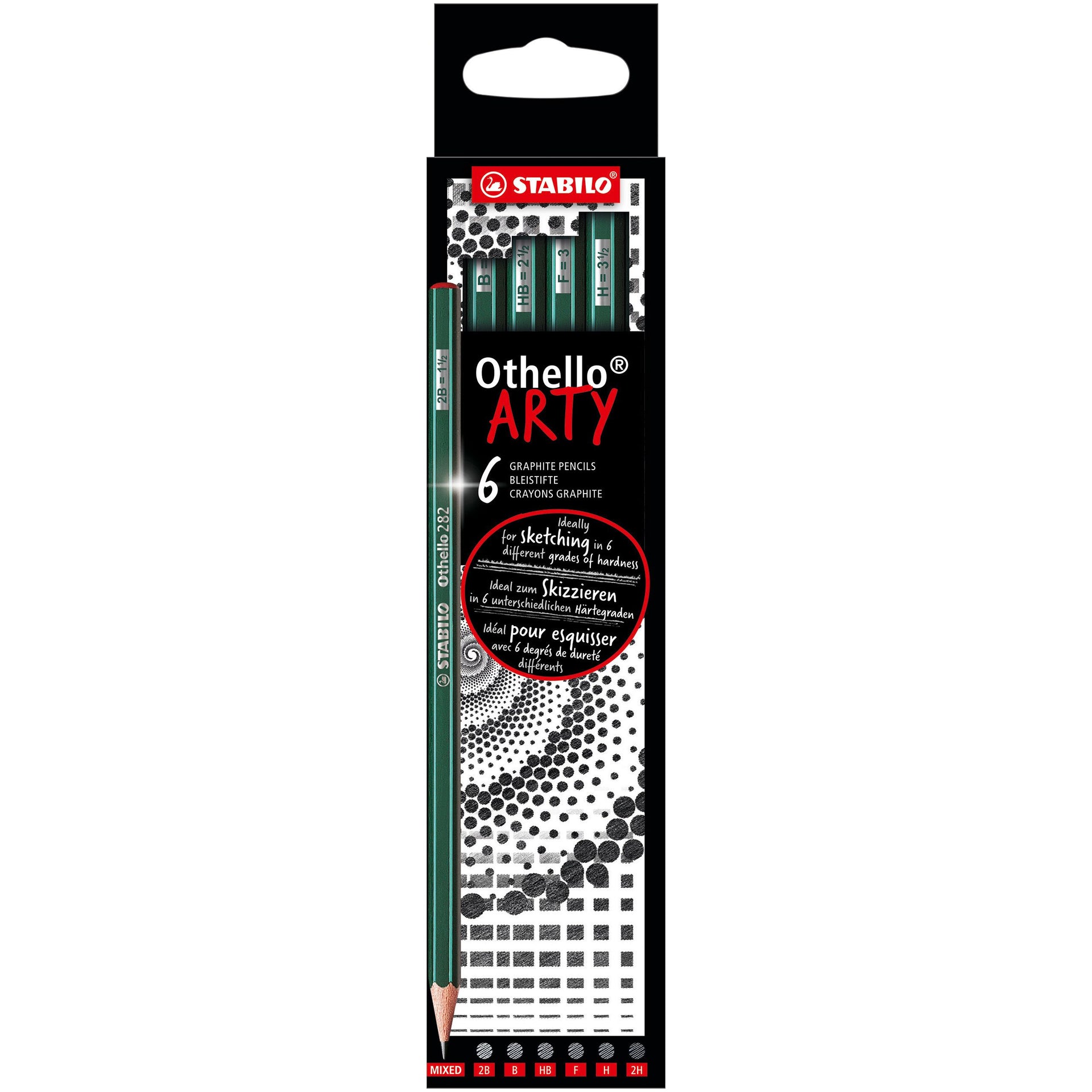 Stabilo - Matita Othello 6 durezze
