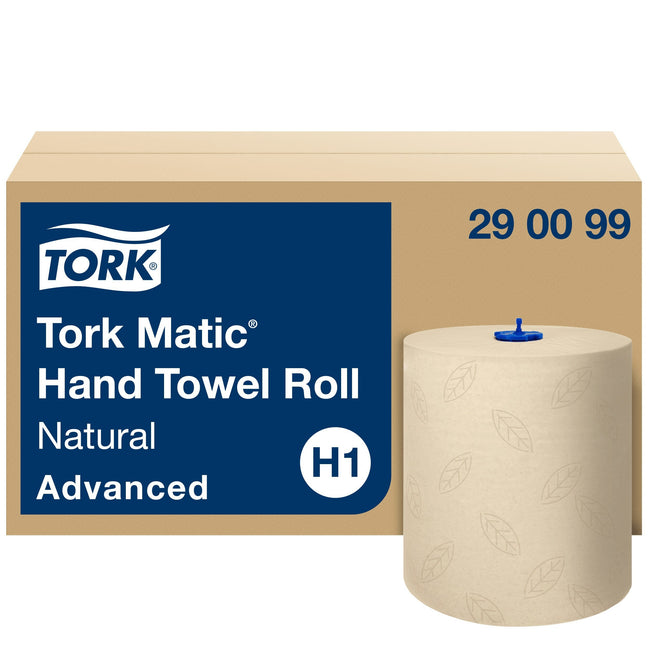 Tork - Asciugamano in rotolo h1 avanzato 2 strati 150m naturale