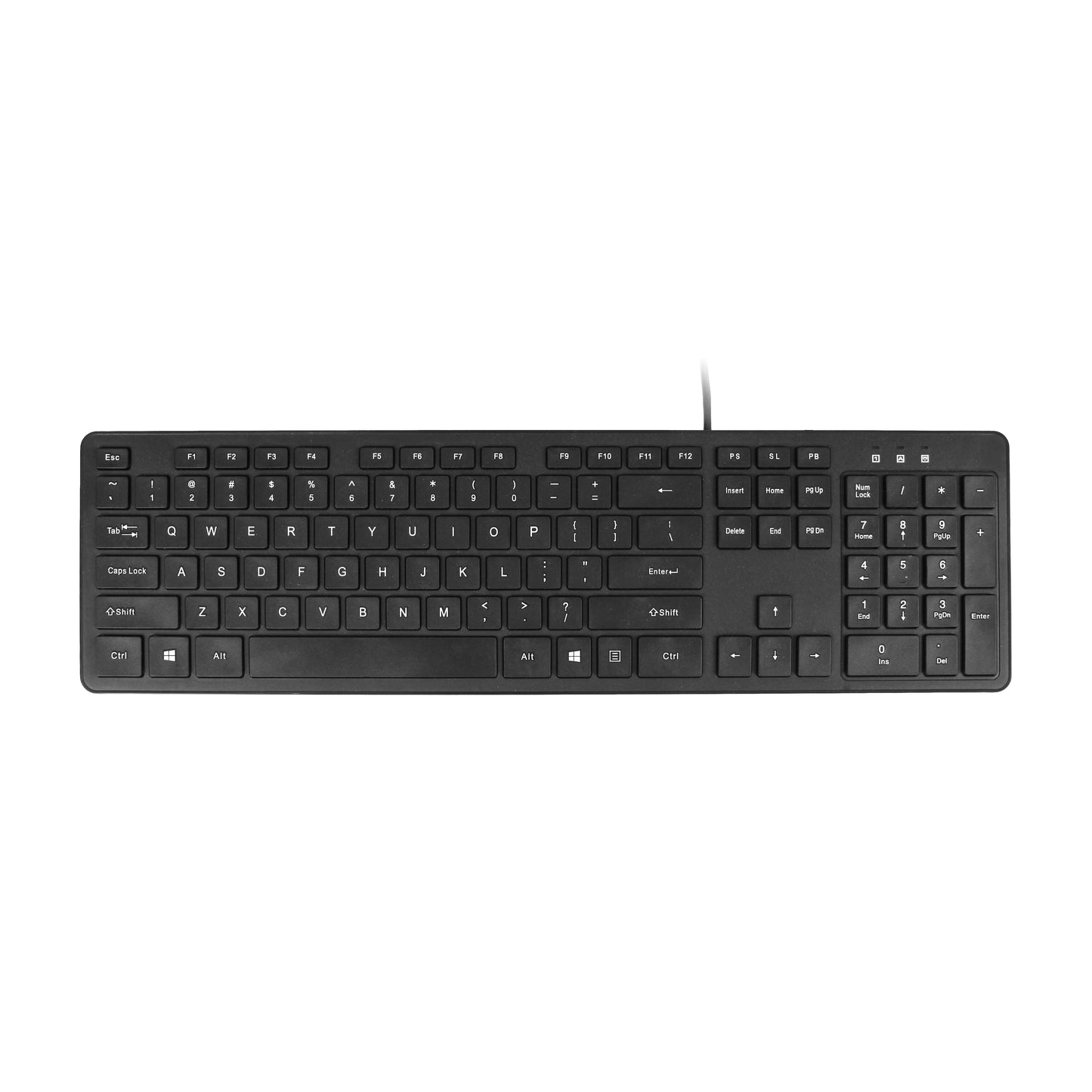 Quantore - Keyboard qwerty wired usb-a black | 30 pieces