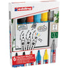 Edding - Felt-tip pen 385 flipchart and 380 383 6 pcs ass