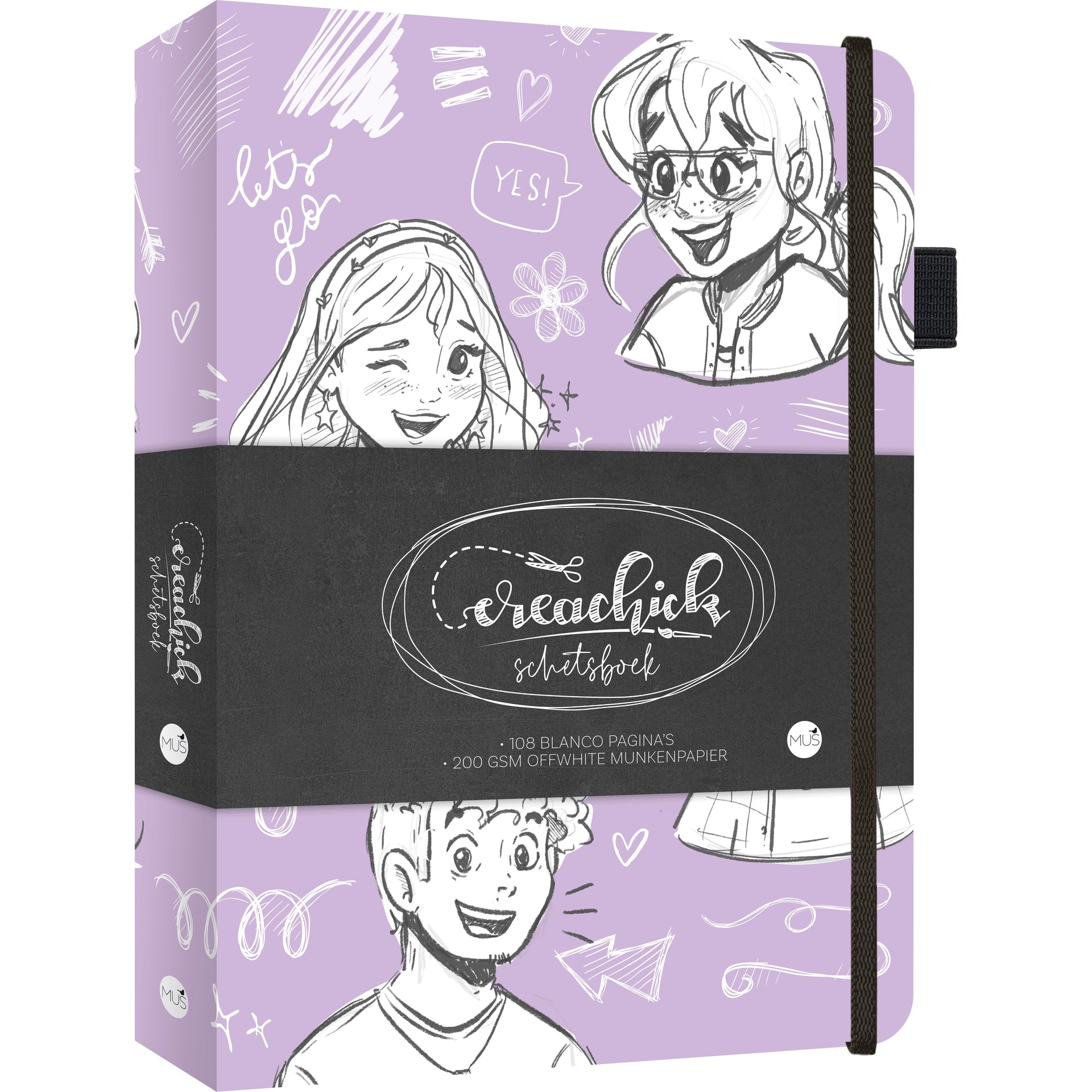 Crea Chick - Quaderno da disegno CreaChick Lilla